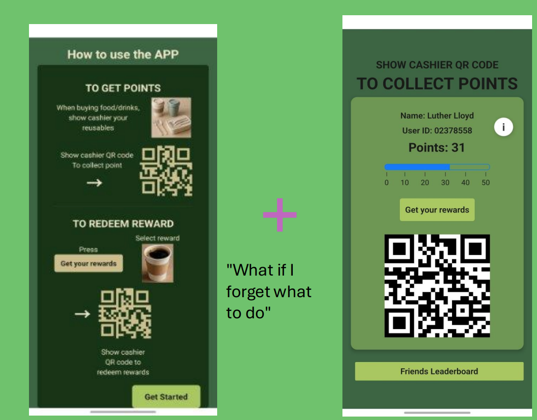 Re@Imperial homepage and user page combined view